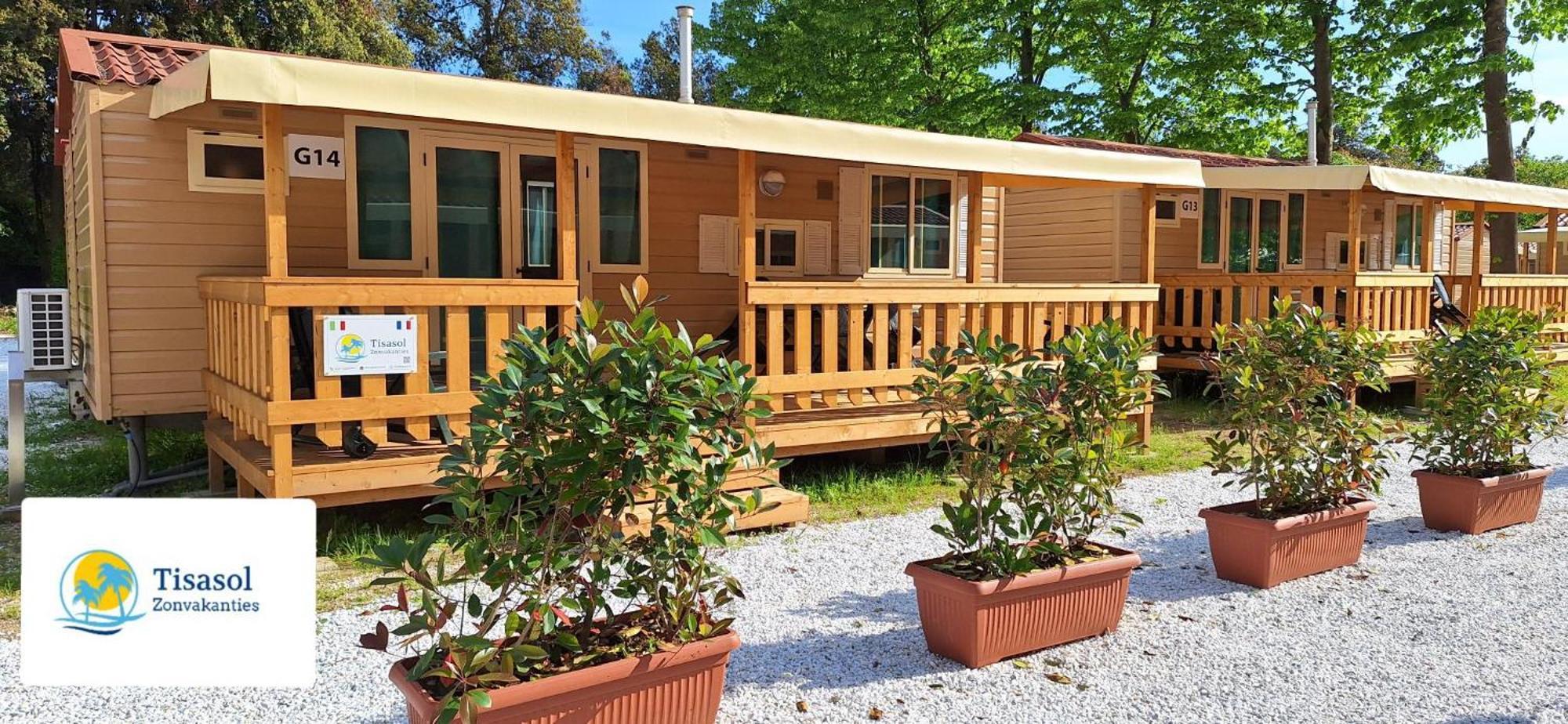 Mobile Home Viareggio - Including Airco- Camping Paradiso - G008 Eksteriør bilde